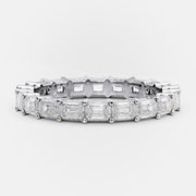 2.50 TCW Emerald Cut Lab Grown Diamond Wedding Band Gift For Her Mapple Gems